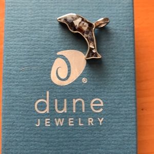 Sand filled dolphin charm